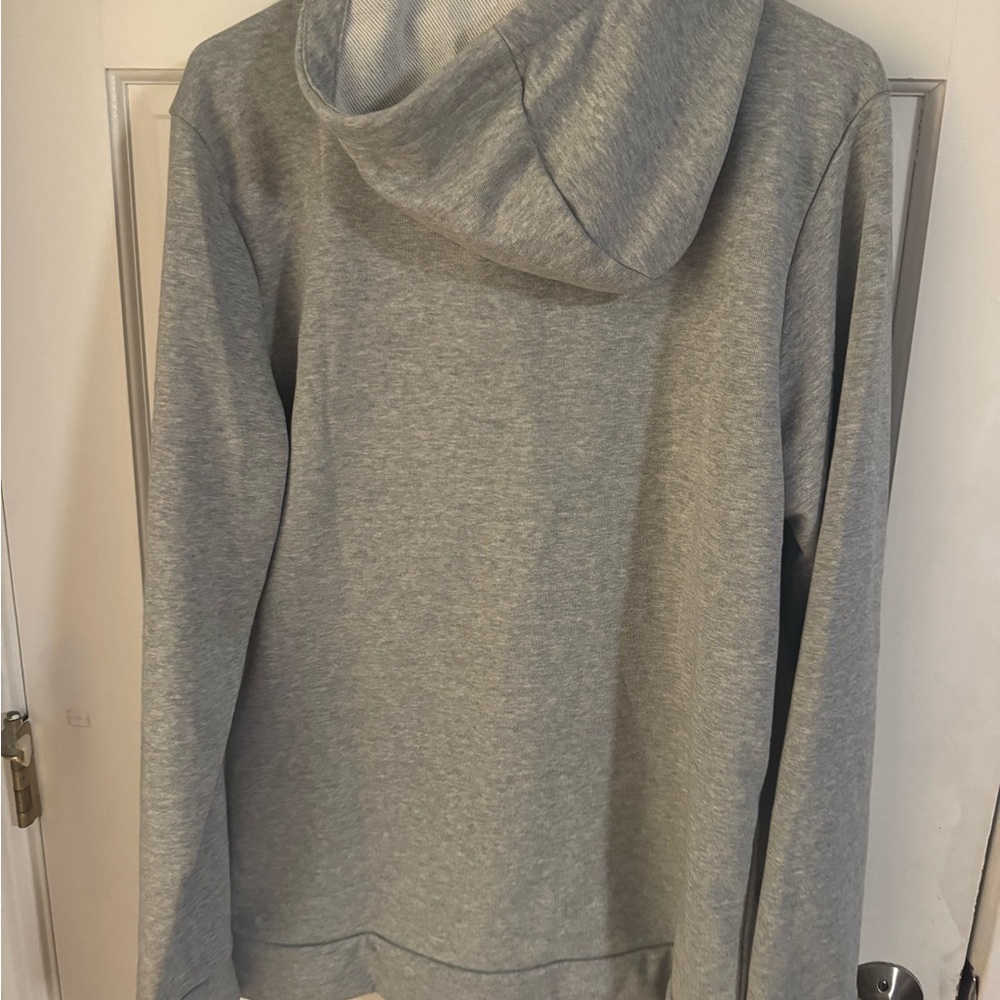 Nike Men's Heather Gray Full-Zip Hoodie - Picture 5 of 5